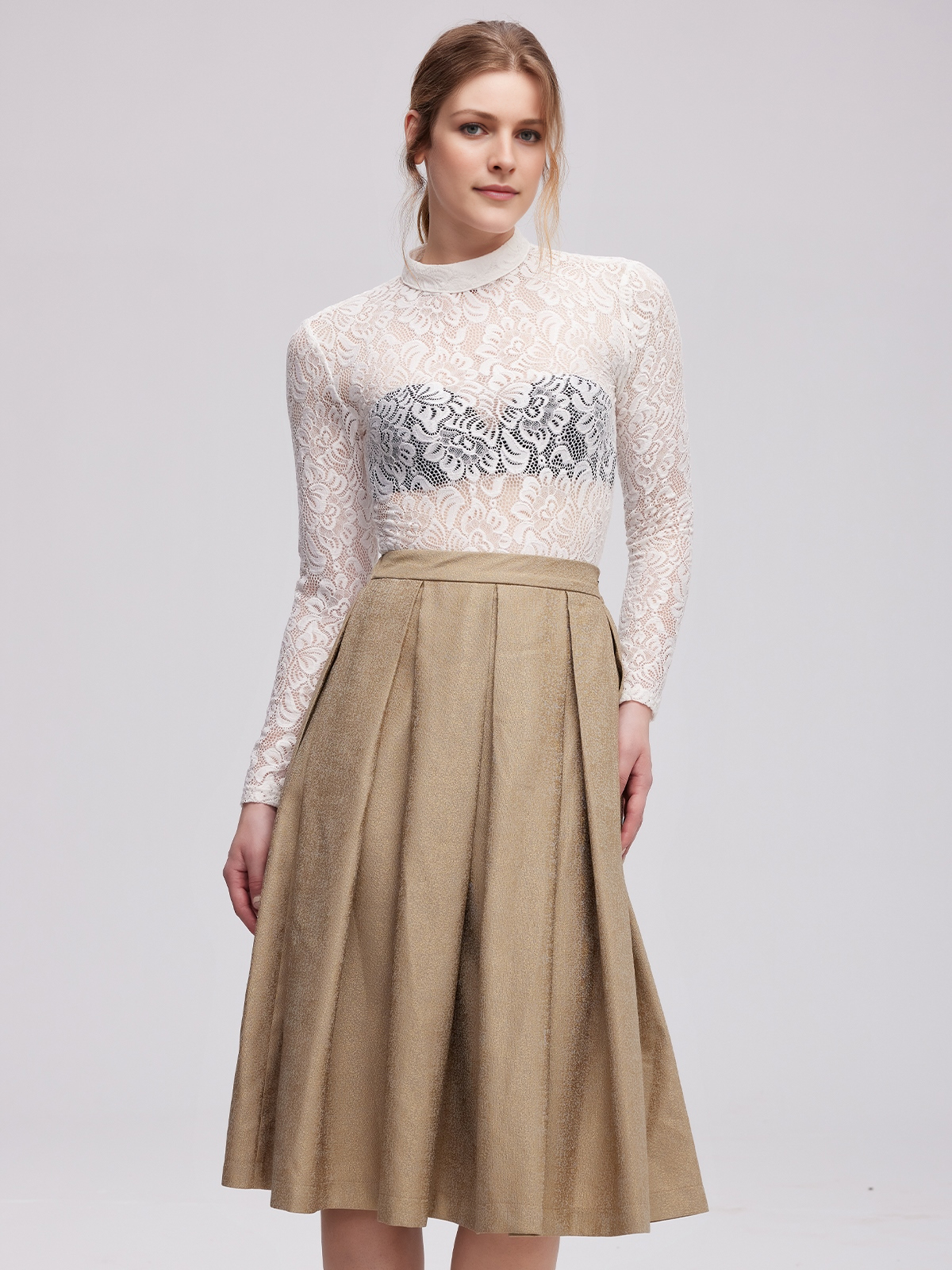 Dirndl in blau-grün