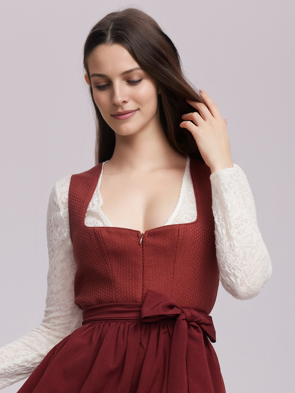 Dirndl Mini Blau in eleganter Ausführung