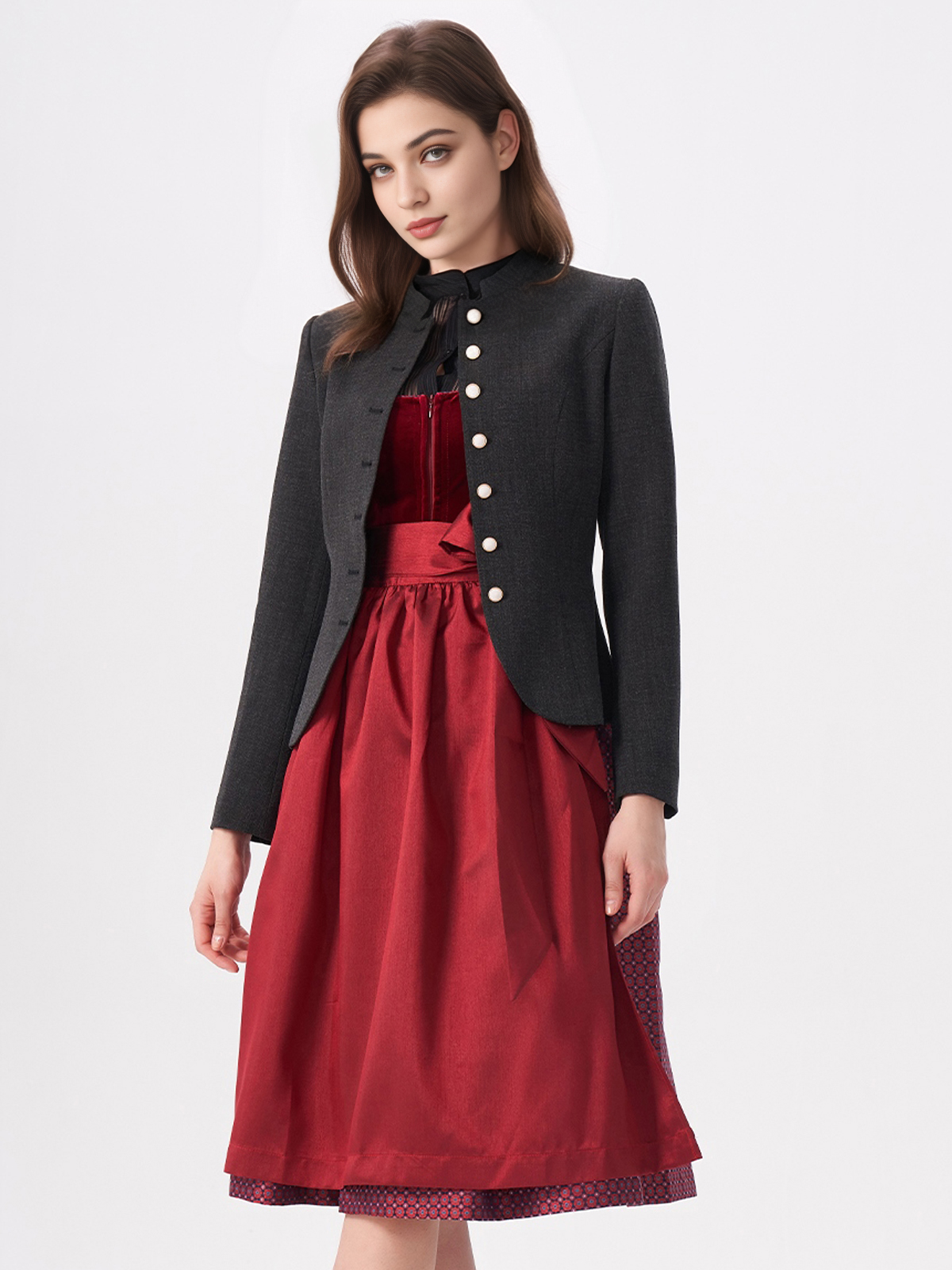 Elegante Dirndljacke in Schwarz